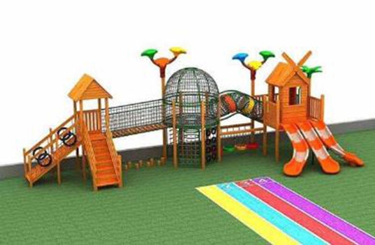 大型幼儿园玩具滑梯组合的玩乐注意事项？