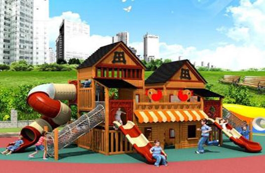 正确保养幼儿园户外大型玩具保护孩子卫生健康