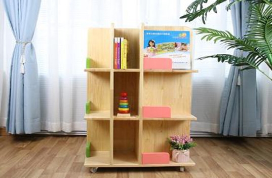 幼儿园组合移动书架柜的造型要求？