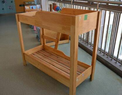 幼儿园木制家具床型号