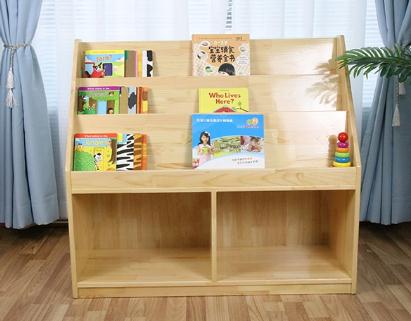 幼儿园实木家具书架柜销售