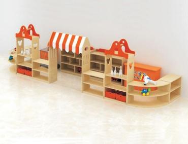 幼儿园木制家具床特点