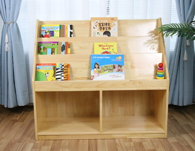 幼儿园木制家具床