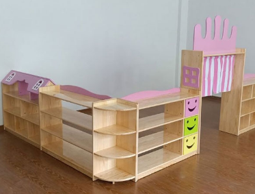 幼儿园实木家具组合柜价格
