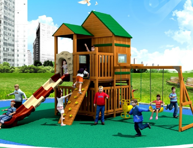 木制大型幼儿园玩具特点