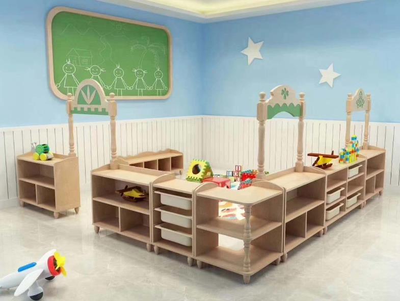幼儿园木制家具床厂家